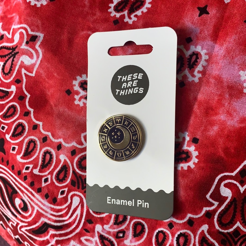 (SOLD) Zodiac Wheel Pin